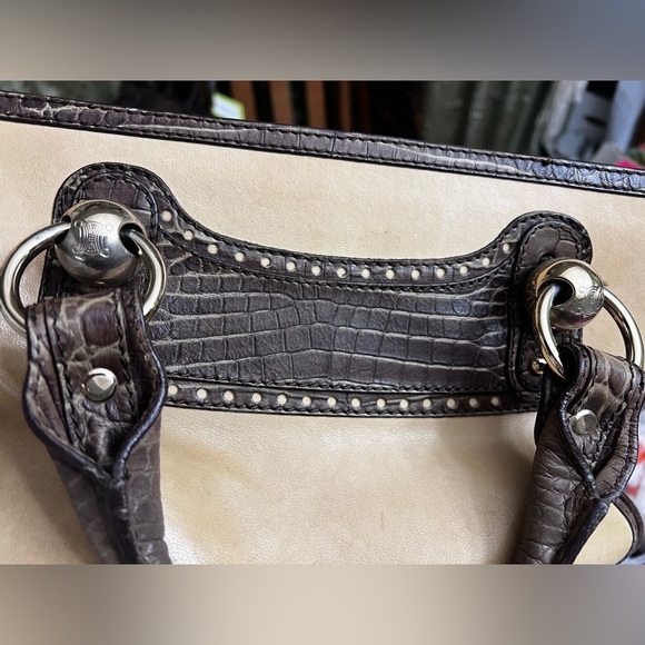 Vintage Celine Boogie Bag. Leather. Good condition. Tan. Authentic - Picture 5 of 10